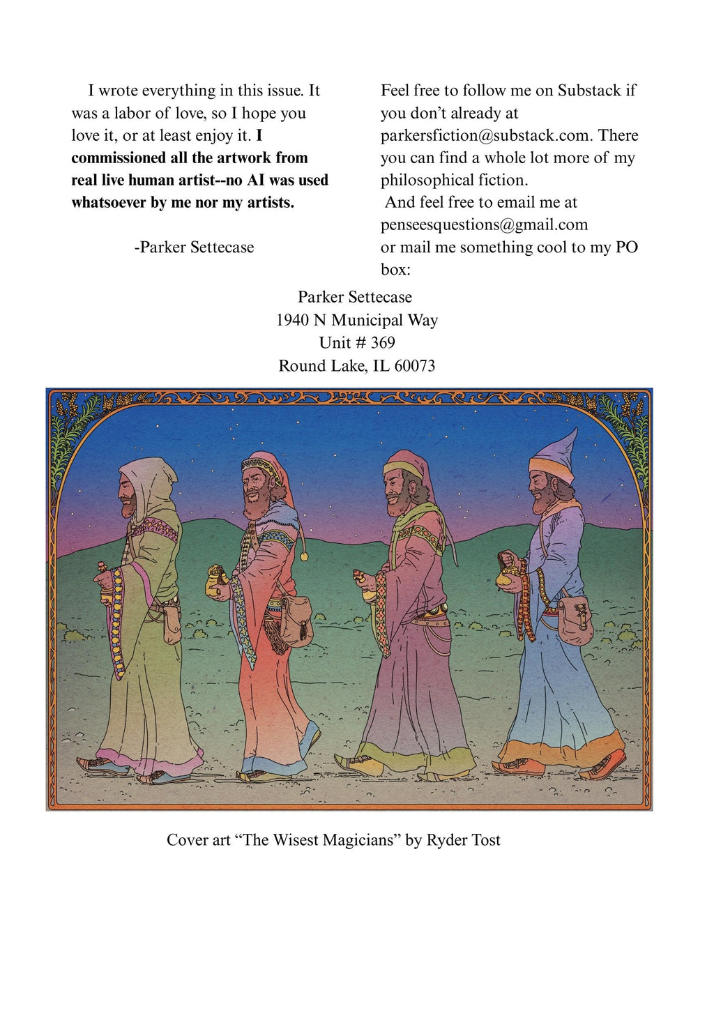 Issue 3 - Sages, Mages, & Wisdom Machines Zine - Digital Download [PDF]