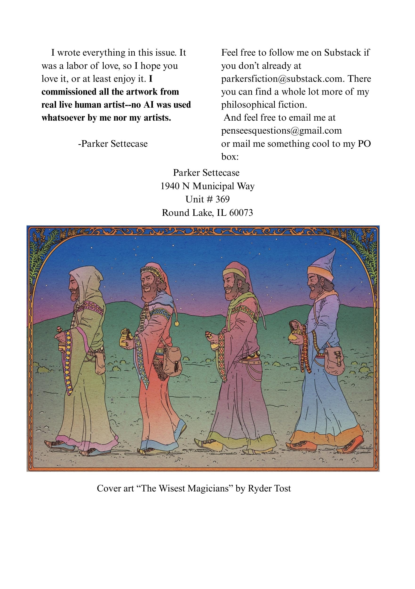 Issue 3 - Sages, Mages, & Wisdom Machines Zine - Digital Download [PDF]