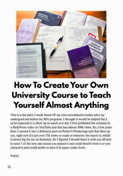 Proverb Peddling Zine Issue 1 - Digital Download (PDF)